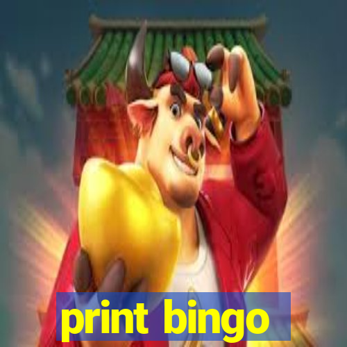 print bingo